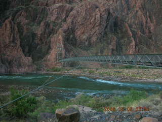 19 5t8. view from Bright Angel trail  -- Silver Bridge