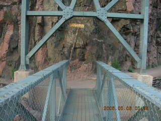 28 5t8. view from Bright Angel trail -- Silver Bridge