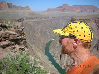 91 5t8. Plateau Point -- Mighty Colorado River -- Adam