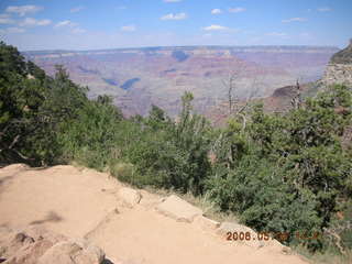 180 5t8. view from Bright Angel trail