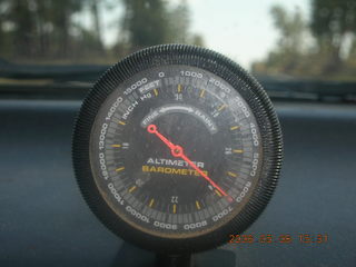 194 5t8. Greg's dashboard altimeter