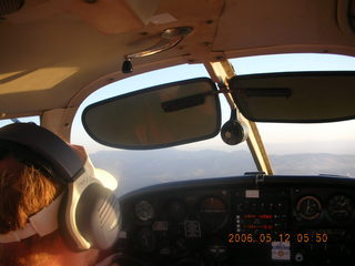 Adam flying to Flagstaff in N4372J