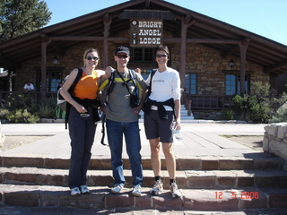 T.R. -- Sabine, Thomas, Ines at Bright Angel Lodge