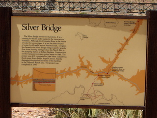 T.V. -- Grand Canyon -- Silver Bridge sign