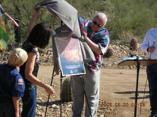 Lost Dog Wash trailhead -- saguaro cactus