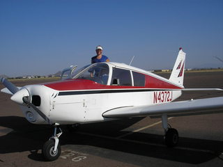 T.R. -- Sabine, Ines, Adam, and N4372J at FLG