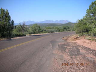 Road in Payson with view of mountains