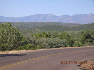 Road in Payson with view of mountains