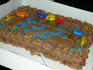 93 5wg. August birthday cake at SAP/Khimetrics