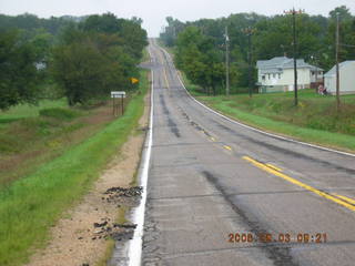 Minnesota trip - Afton run - Selmas Ice Cream Parlour - Adam and ice cream cone