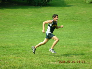 CHS XC -- varsity runner doing strider