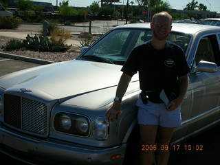 Juan Uribe's Bentley - Adam backlit