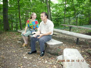 Morris Arboretum -- Gaby, Betsy, Ivan