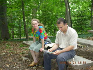 343 5xq. Morris Arboretum -- Betsy, Ivan