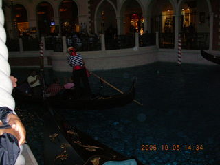 Venetian Hotel -- canal area -- gondola