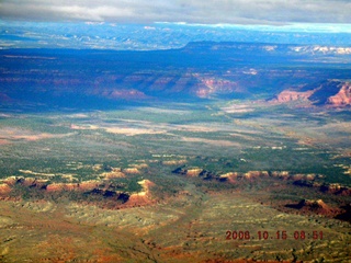 aerial -- clouds in the Grand Canyon