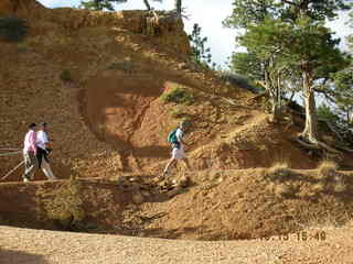 Bryce Canyon -- Queen's Garden trail -- Bob hiking