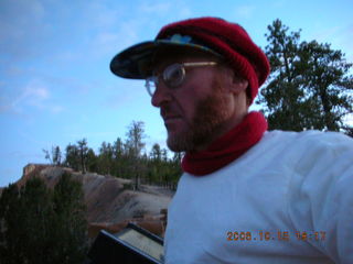 Bryce Canyon -- Adam waiting for sunset