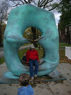 Princeton University -- Adam in Moore sculpture