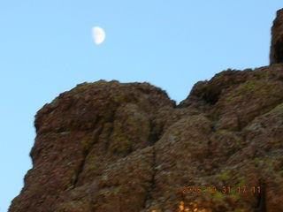 Camelback Hike -- with the moon