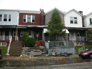 after the fire on Godfrey Avenue