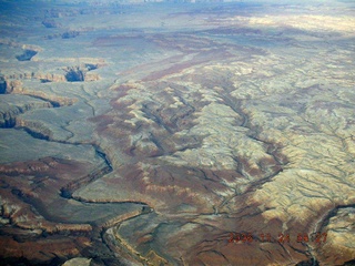 aerial -- Little Colorado River canyon