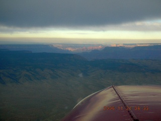 aerial -- Little Colorado River canyon