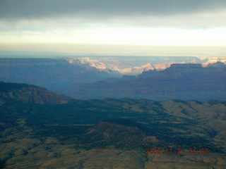 aerial -- Little Colorado River canyon