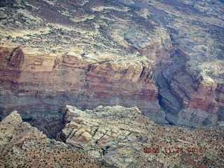 aerial -- Little Colorado River canyon