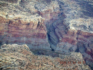 aerial -- Little Colorado River canyon