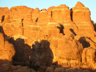 Arches National Park -- sunset at Fiery Furnace