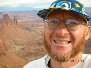 Canyonlands -- Adam closeup -- view