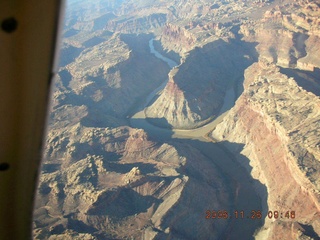 aerial -- Little Colorado River canyon