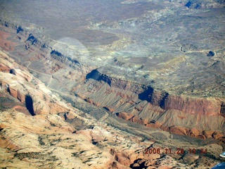 8 5zs. aerial -- Utah landscape -- Capitol Reef