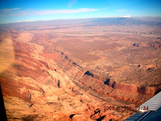 9 5zs. aerial -- Utah landscape -- Capitol Reef