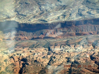 10 5zs. aerial -- Utah landscape -- Capitol Reef