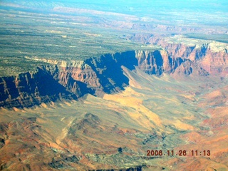 586 5zs. aerial -- Grand Canyon -- Marble Canyon