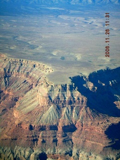 598 5zs. aerial -- Grand Canyon -- Marble Canyon