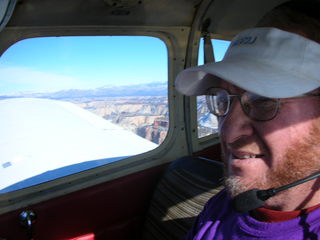 Adam flying N4372J over Zion National Park