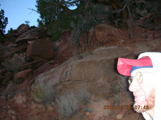 Zion National Park -- Adam on west rim trail