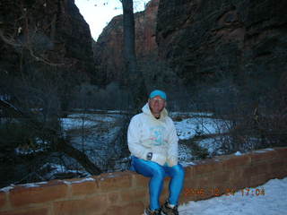 Zion National Park -- slickrock slope -- Adam