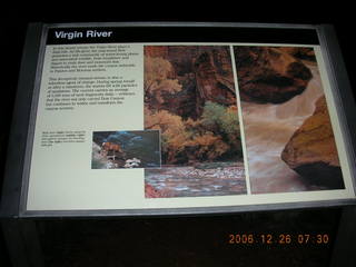 Zion National Park -- Virgin River -- Adam