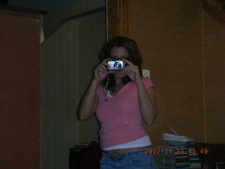 Jenny taking a picture