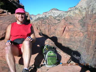 31 61s. Zion National Park - Angel's Landing - Adam