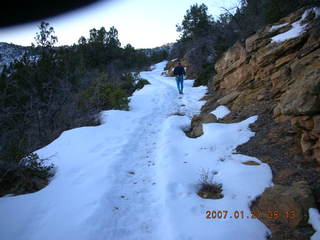 Zion National Park - east rim trail - Adam