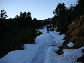 Zion National Park - east rim trail - Adam