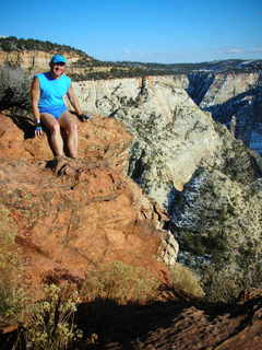 Zion National Park - Observation Point - Adam