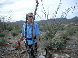 Cave Creek hike -- Andrea