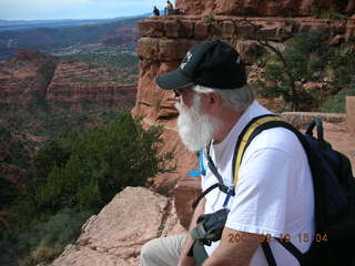 Cave Creek hike -- Adam and Beth