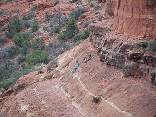 Zion National Park -- slickrock slope -- Adam